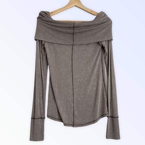 We The Free Free People Cosmo Cowl Neck Shirt Size Small - Picture 6 of 9